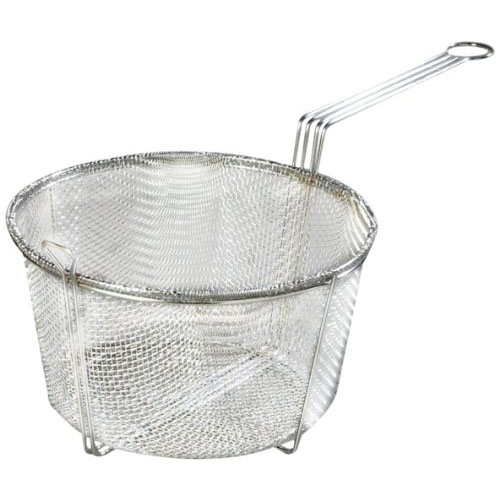 Carlisle Mesh Fryer Basket 131/2, ChromePlated Nickel Steel Fry