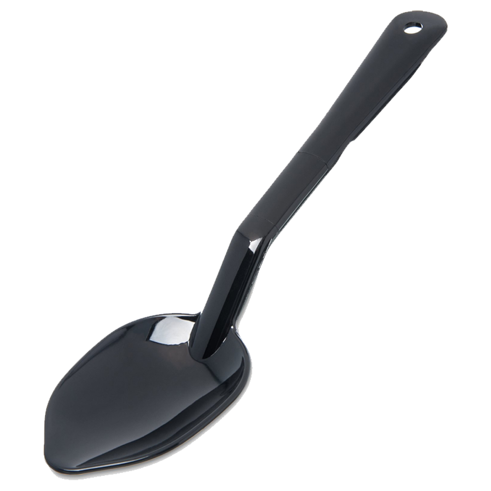 Carlisle Black 11" Solid Serving Spoon