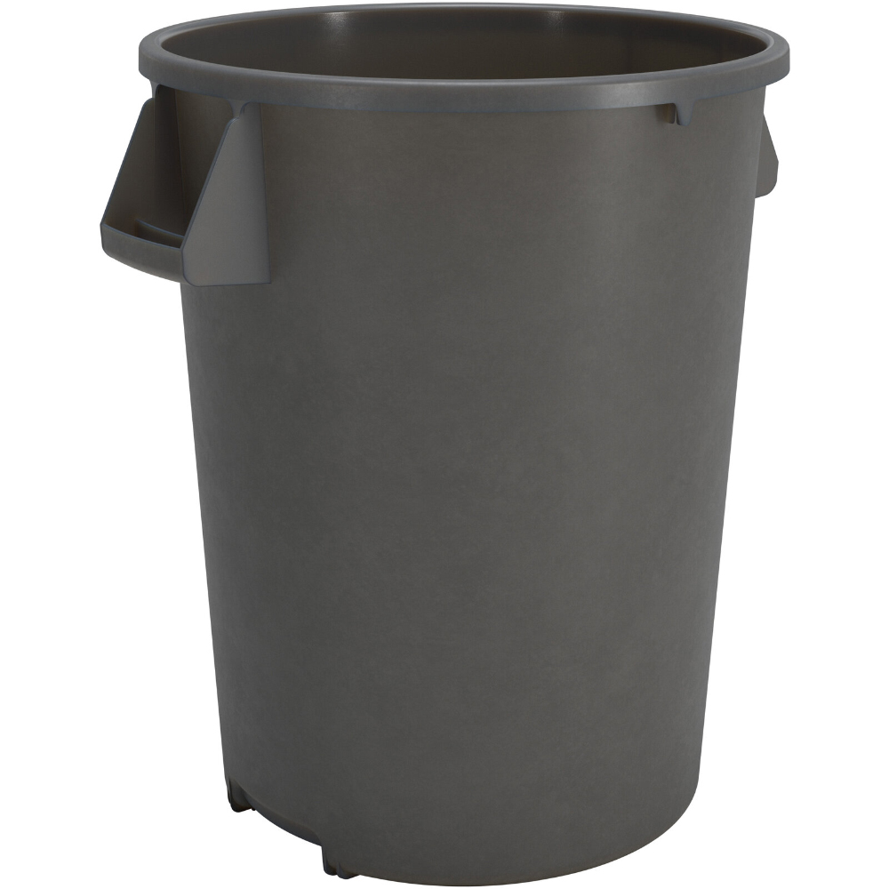 Carlisle Bronco Gray Round Waste Container, 20 Gallon
