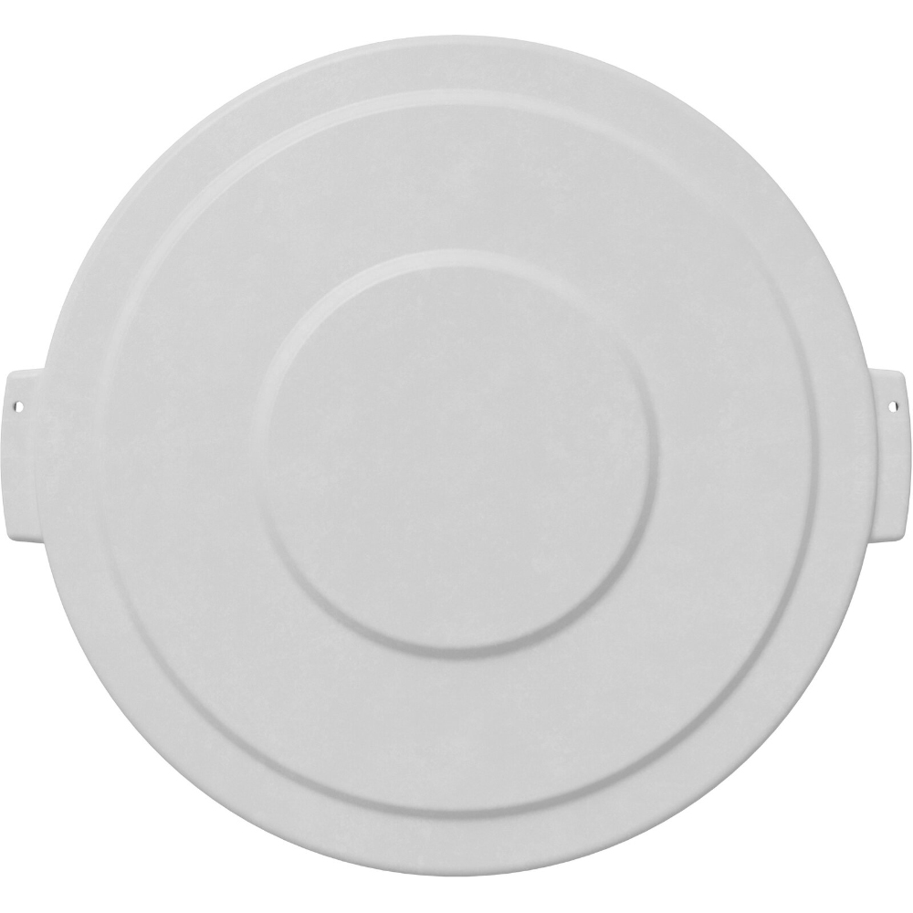 Carlisle Bronco Round White Lid for 44 Gallon Waste Container