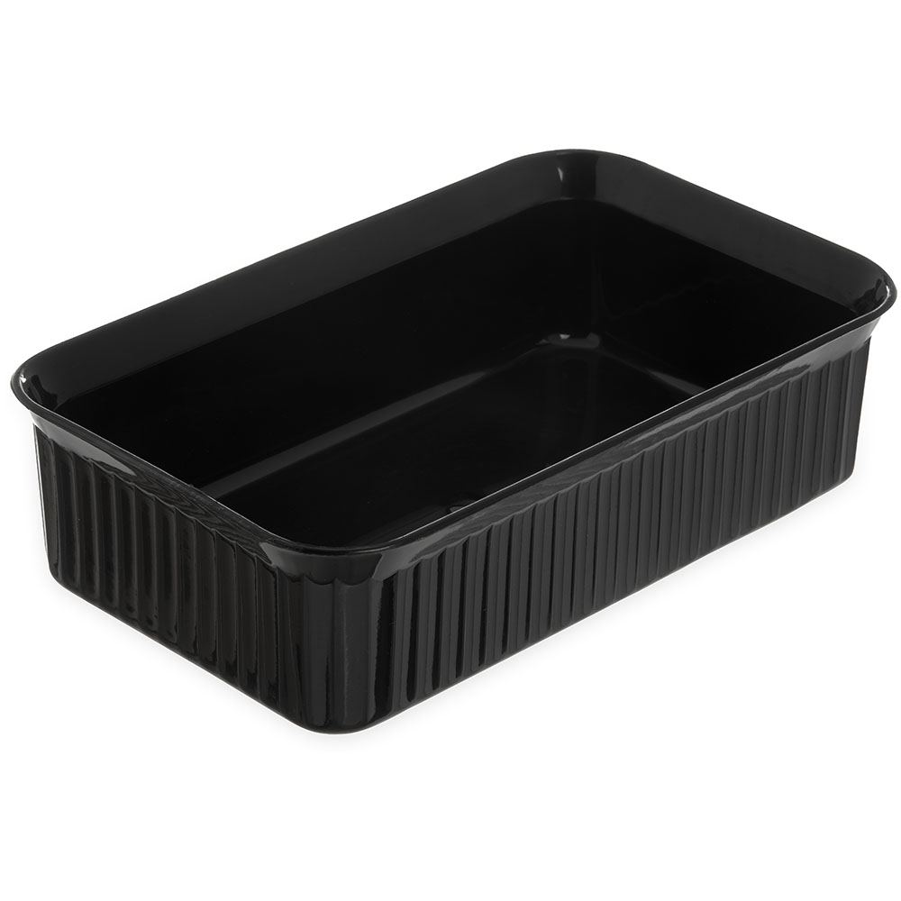 Carlisle Deliware 5 lb Crock 10-1/16" x 6-3/16" - Black