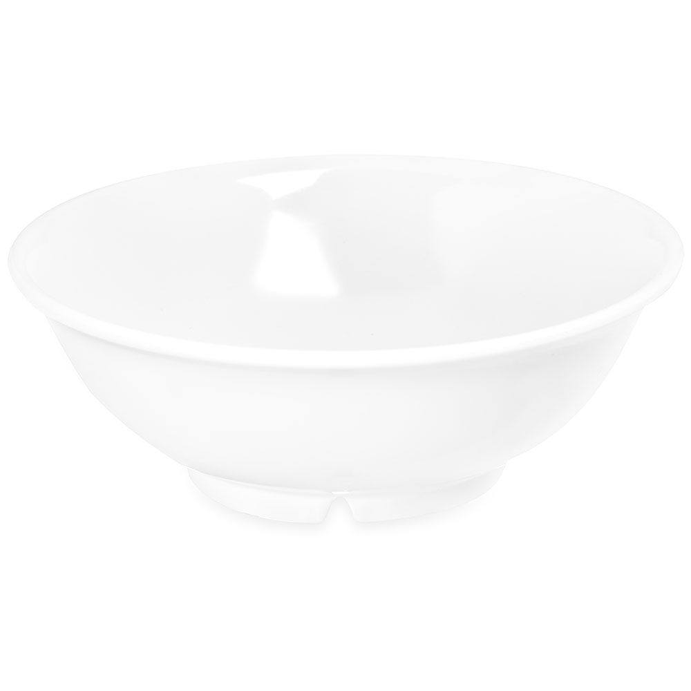 Carlisle Melamine Dinnerware Footed Serving Bowls White