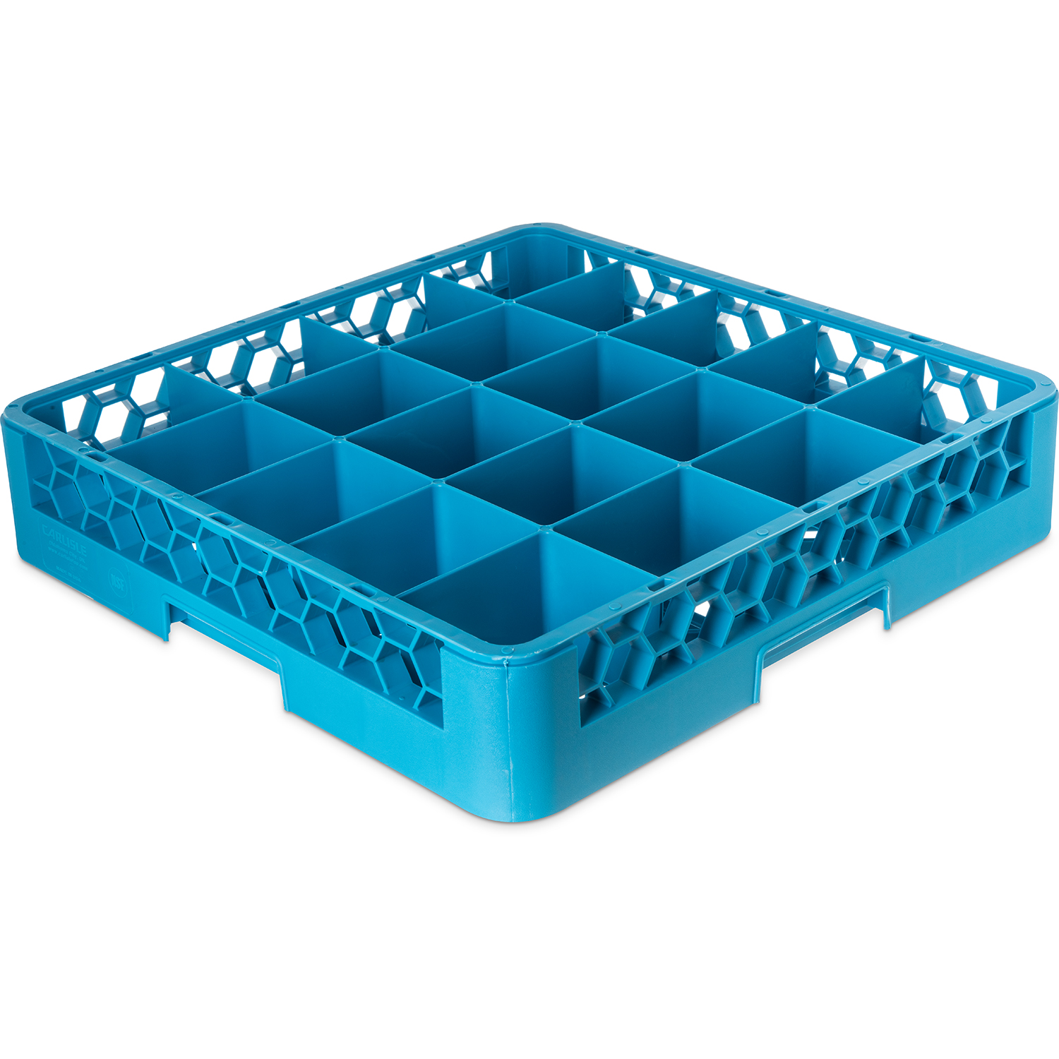 Carlisle OptiClean 20-Compartment Cup Dish Rack - Case of 6