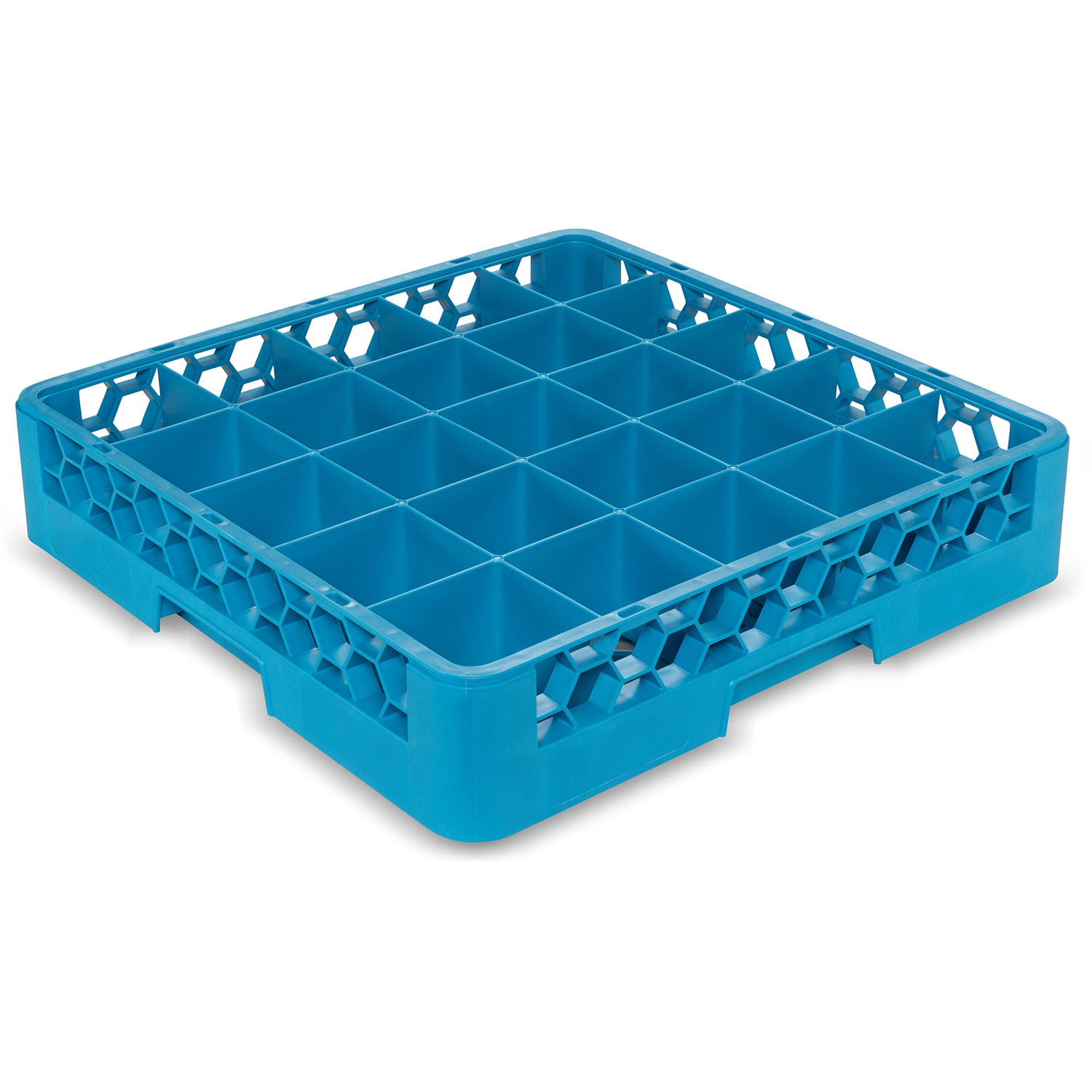 Carlisle OptiClean 25-Compartment Glass Dishwashing Dish Rack - Case of 6