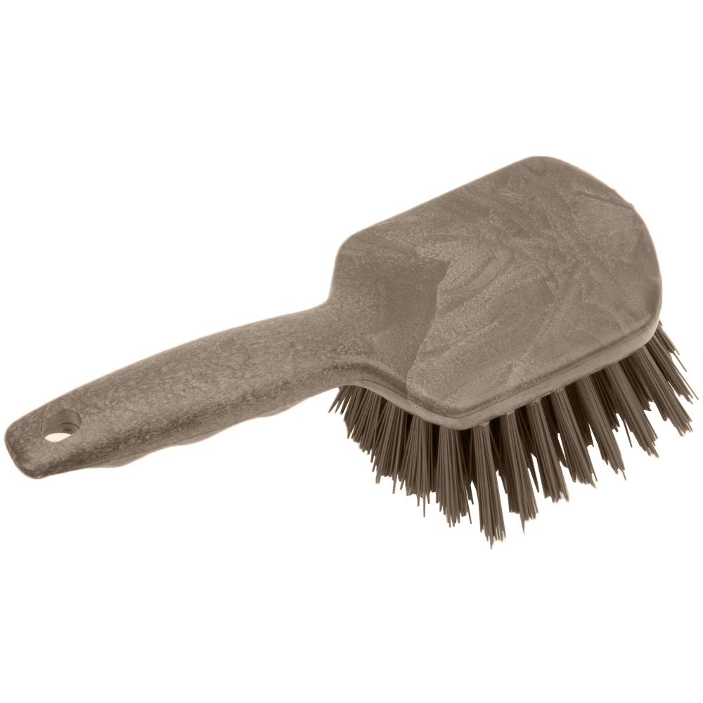 Carlisle Sparta Floater Scrub Brush, 8" - Brown