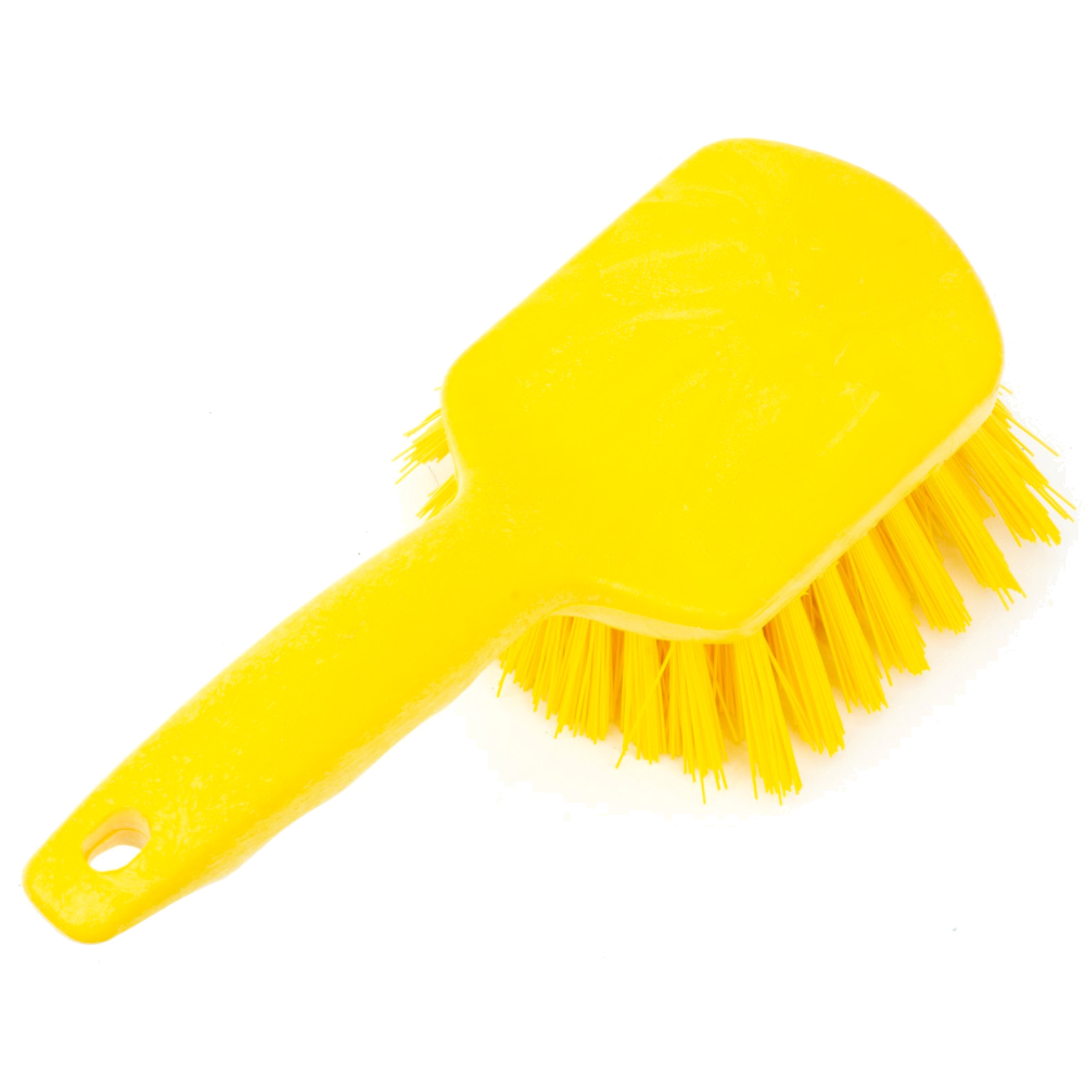Carlisle Sparta Floater Scrub Brush, 8" - Yellow