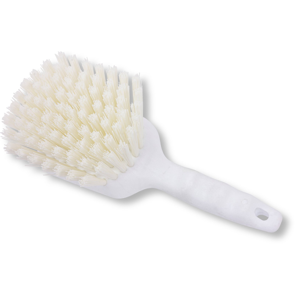 Carlisle Sparta Floater Scrub Brush, 8" - White