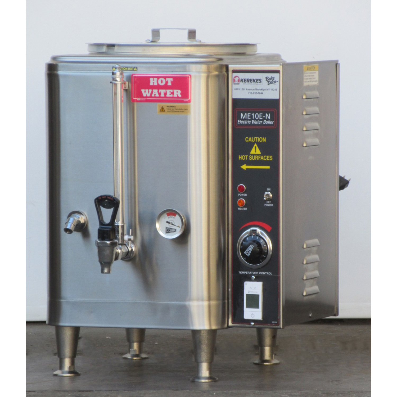Cecilware ME-10E-110 Hot Water Urn, 120V, 10 Gallon, Used Excellent Condition