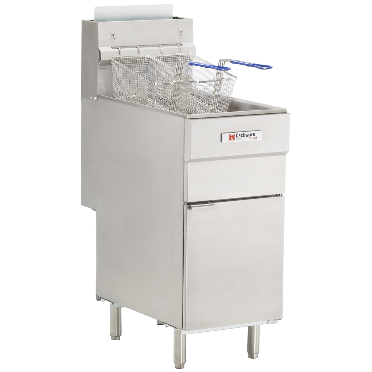 Grindmaster-Cecilware Pro FMS504LP (555720) Liquid Propane Four Tube Floor Fryer, 120,000 BTU