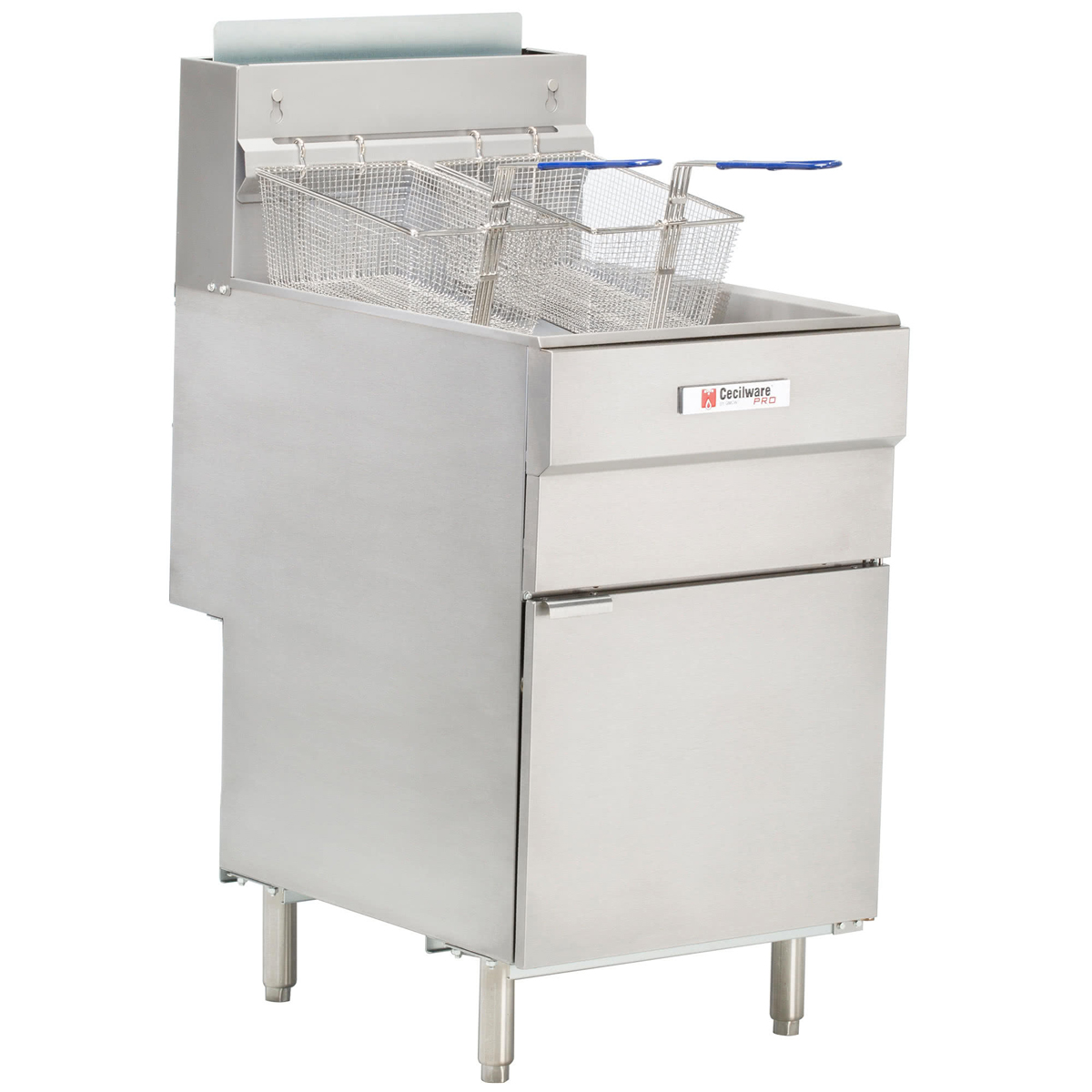 Grindmaster-Cecilware Pro FMS705NAT (555750) Natural Gas Five Tube Floor Fryer, 150,000 BTU