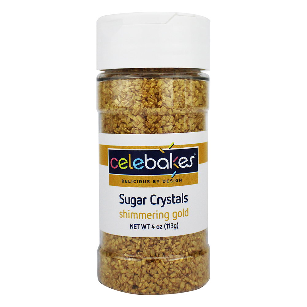 Celebakes Gold Sugar Crystals, oz
