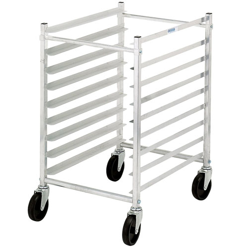 Channel 425AKD 9 Pan Aluminum End Load Half Height Sheet / Bun Pan Rack - Unassembled