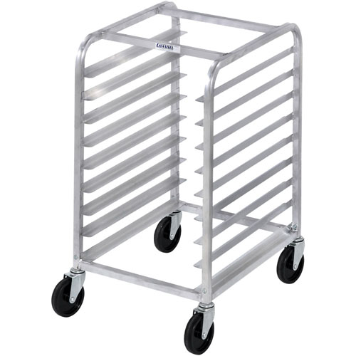 Channel 429S 7 Pan Stainless Steel Side Load Half Height Sheet / Bun Pan Rack - Assembled