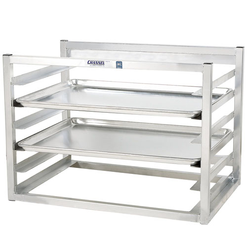 Channel AWM10 10 Pan Side Load Wall Mount Sheet / Bun Pan Rack - Assembled