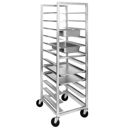 Channel AXD-UTR-12 12 Pan Heavy-Duty Aluminum Steam Table / Bun Pan Rack - Assembled