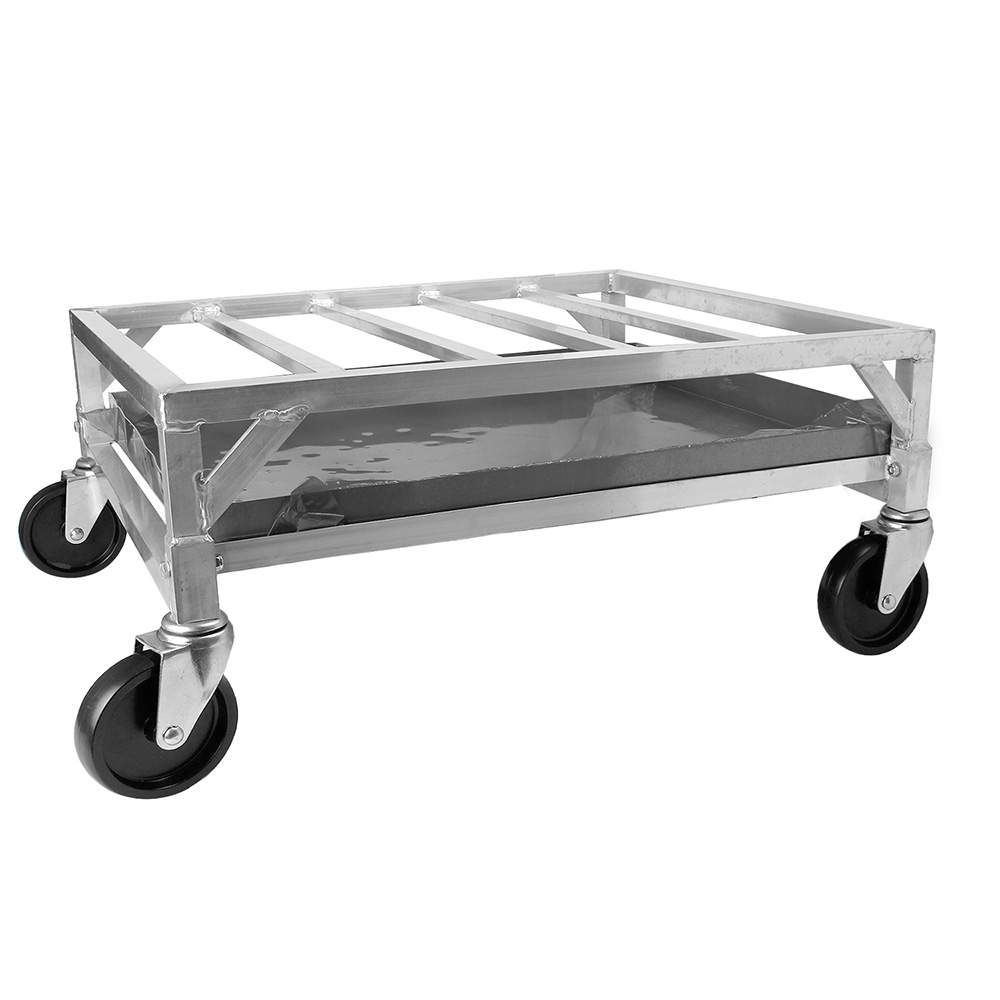 Channel Poultry Crate Dolly, Aluminum