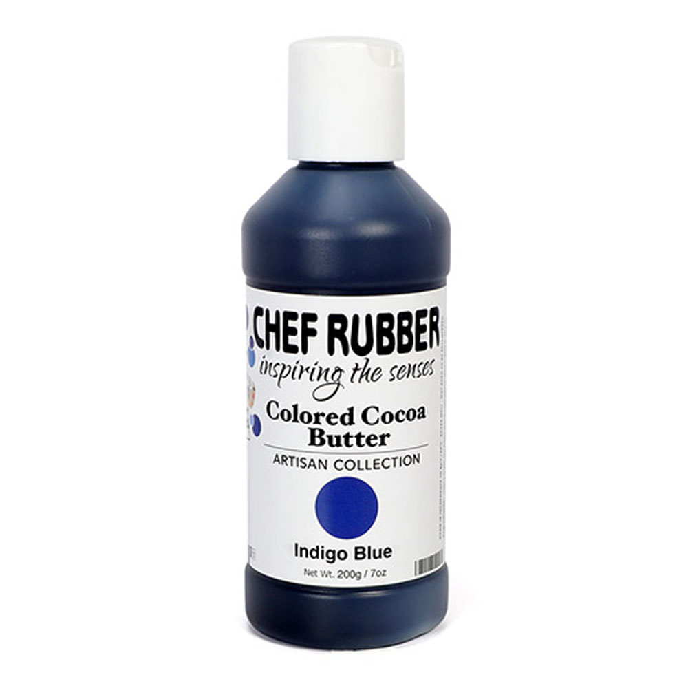 Chef Rubber Indigo Blue Artisan Cocoa Butter, 7 oz.
