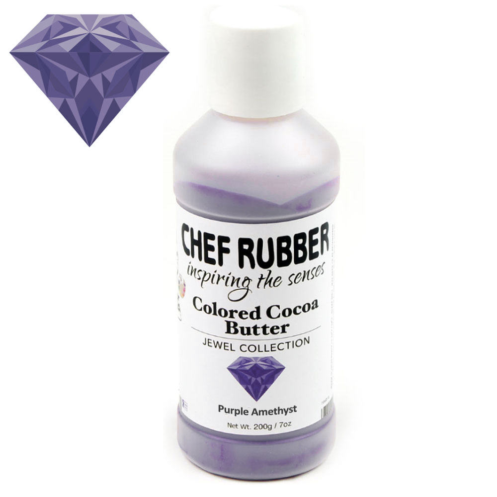 Chef Rubber Purple Amethyst Jewel Cocoa Butter, 7 oz.