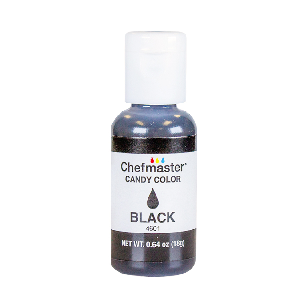 Chefmaster Black Oil Candy Color, 0.64 oz.