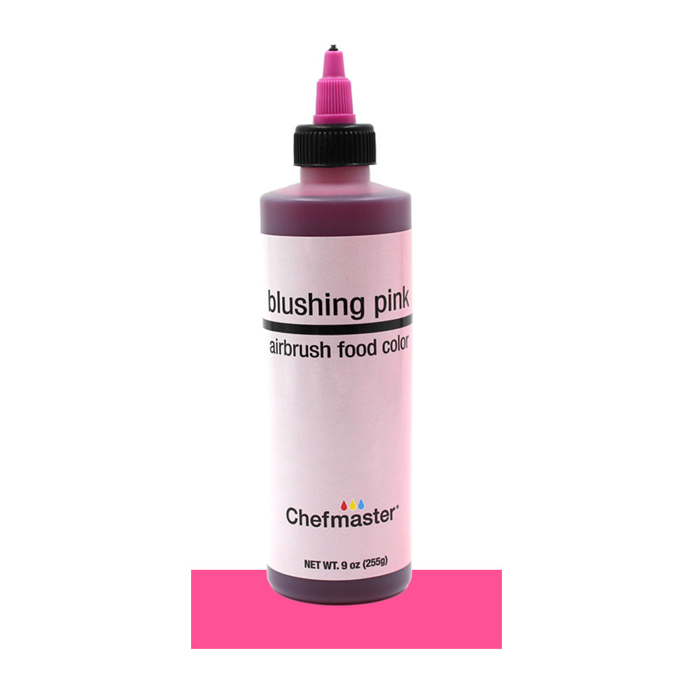 Chefmaster Blushing Pink Airbrush Food Color, 9 oz.