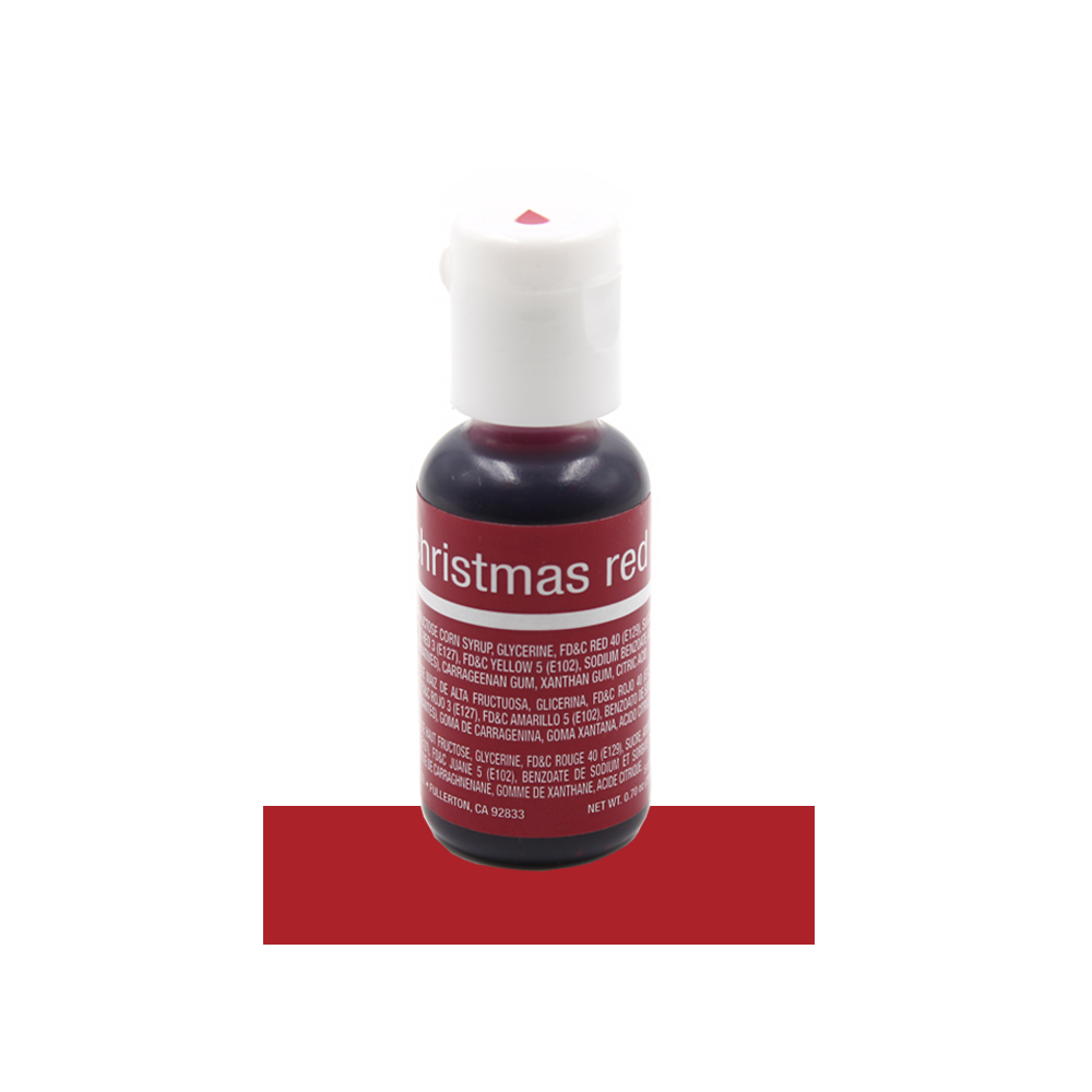 Chefmaster Christmas Red Liqua-Gel Food Color, .70 oz