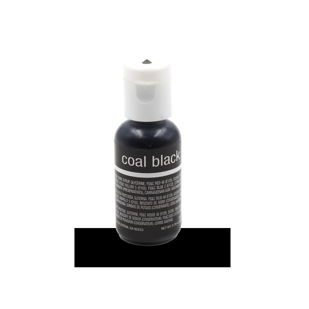 Chefmaster Coal Black Liqua-Gel Food Color, .70 oz