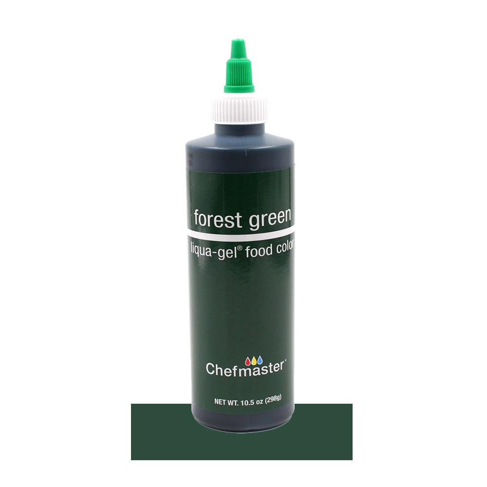 Chefmaster Forest Green Liqua-Gel Food Color, 10.5 Oz.