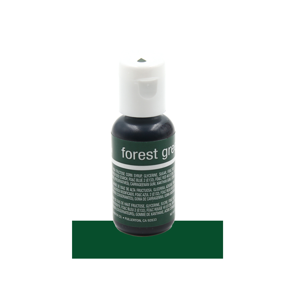 Chefmaster Forest Green Liqua-Gel Food Color, .70 oz