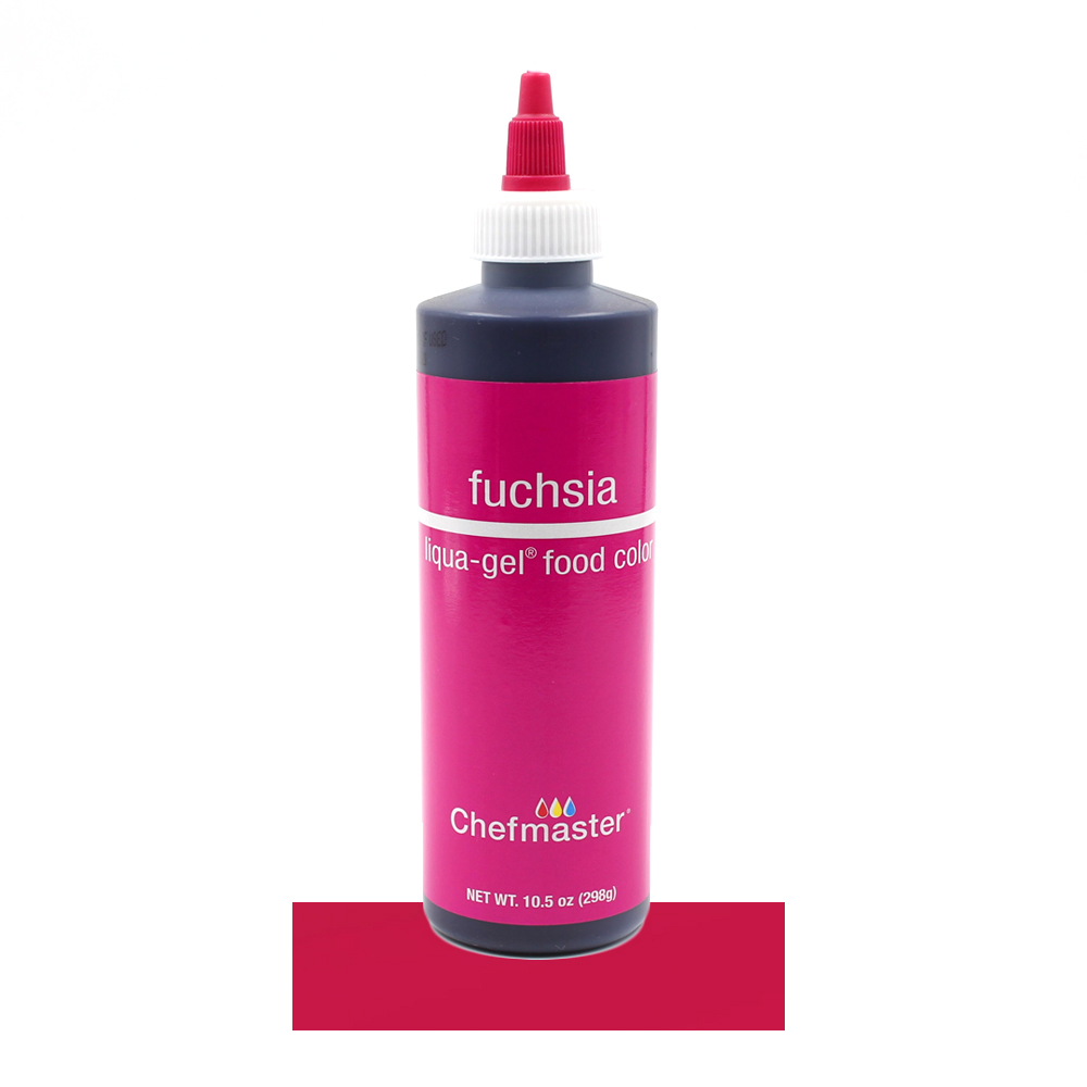 Chefmaster Fuchsia Liqua-Gel Food Color, 10.5 Oz.