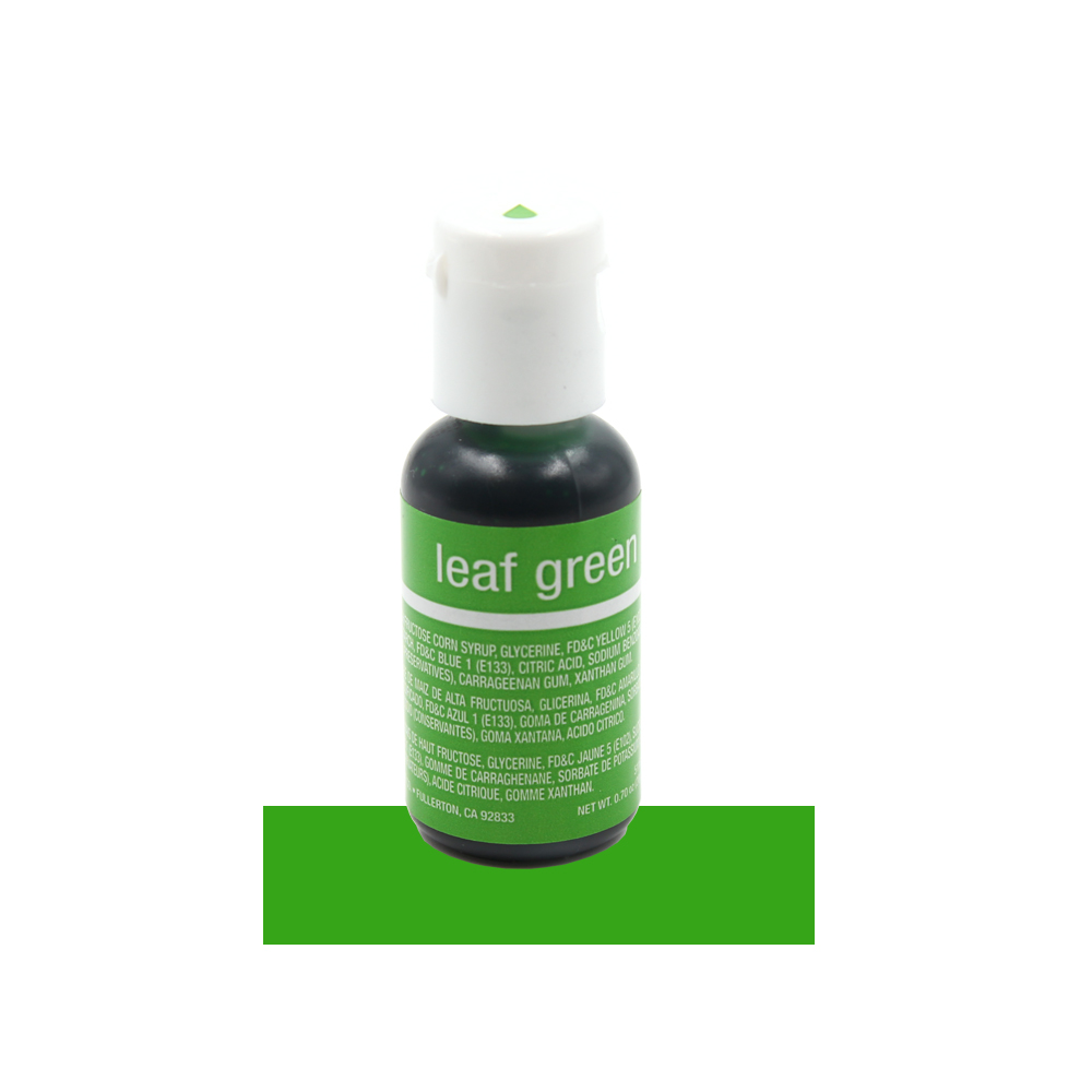 Chefmaster Leaf Green Liqua-Gel Food Color, .70 oz