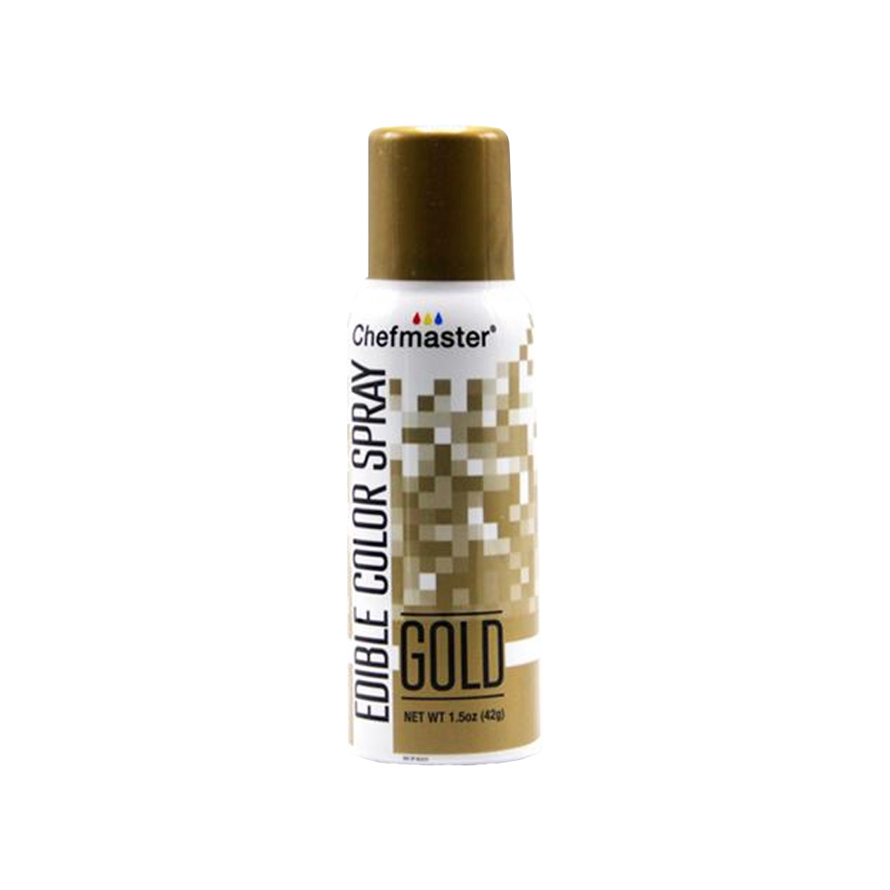 Chefmaster Metallic Gold Edible Color Spray, 1.5 oz 