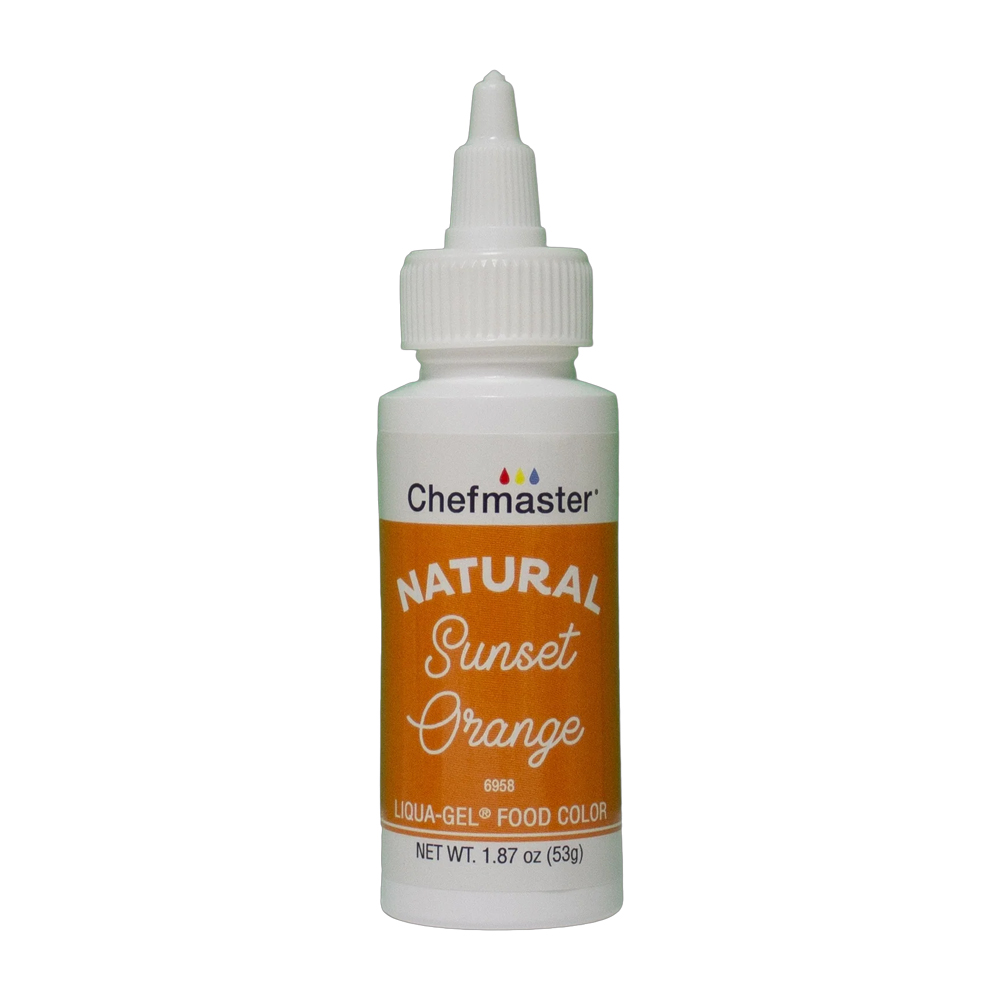 Chefmaster Natural Burnt Orange Liqua-Gel Food Color, 1.87 oz.