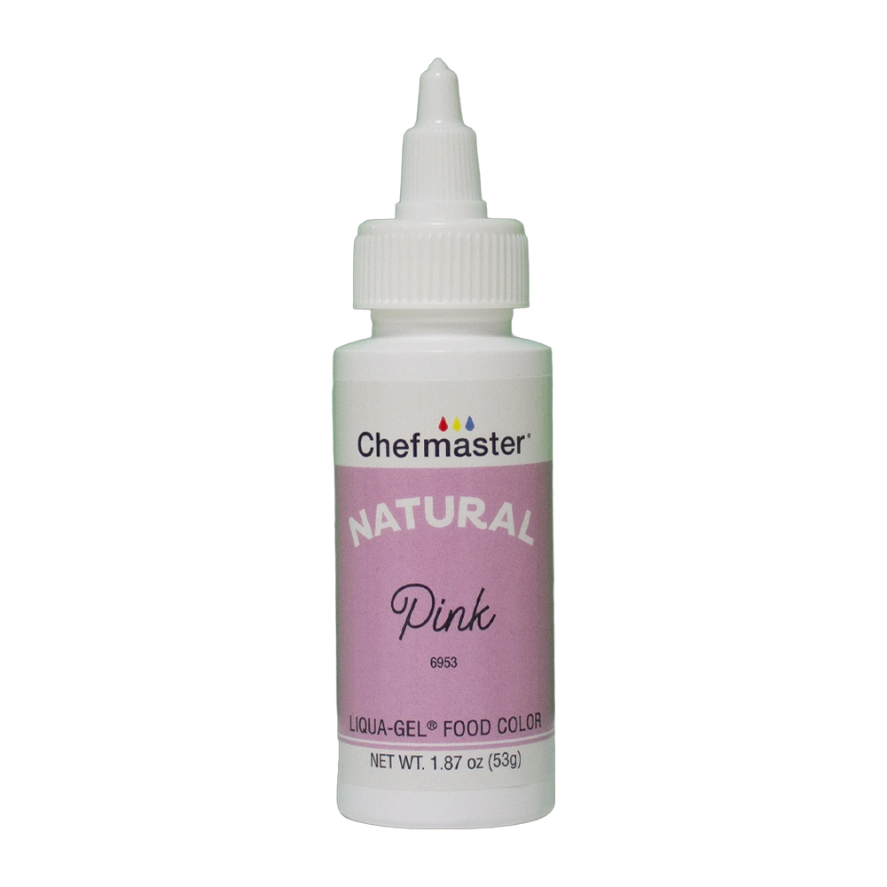 Chefmaster Natural Pink Liqua-Gel Food Color, 1.87 oz.