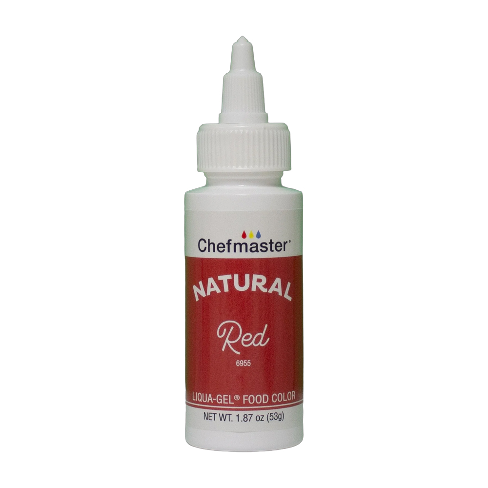 Chefmaster Natural Red Liqua-Gel Food Color, 1.87 oz.
