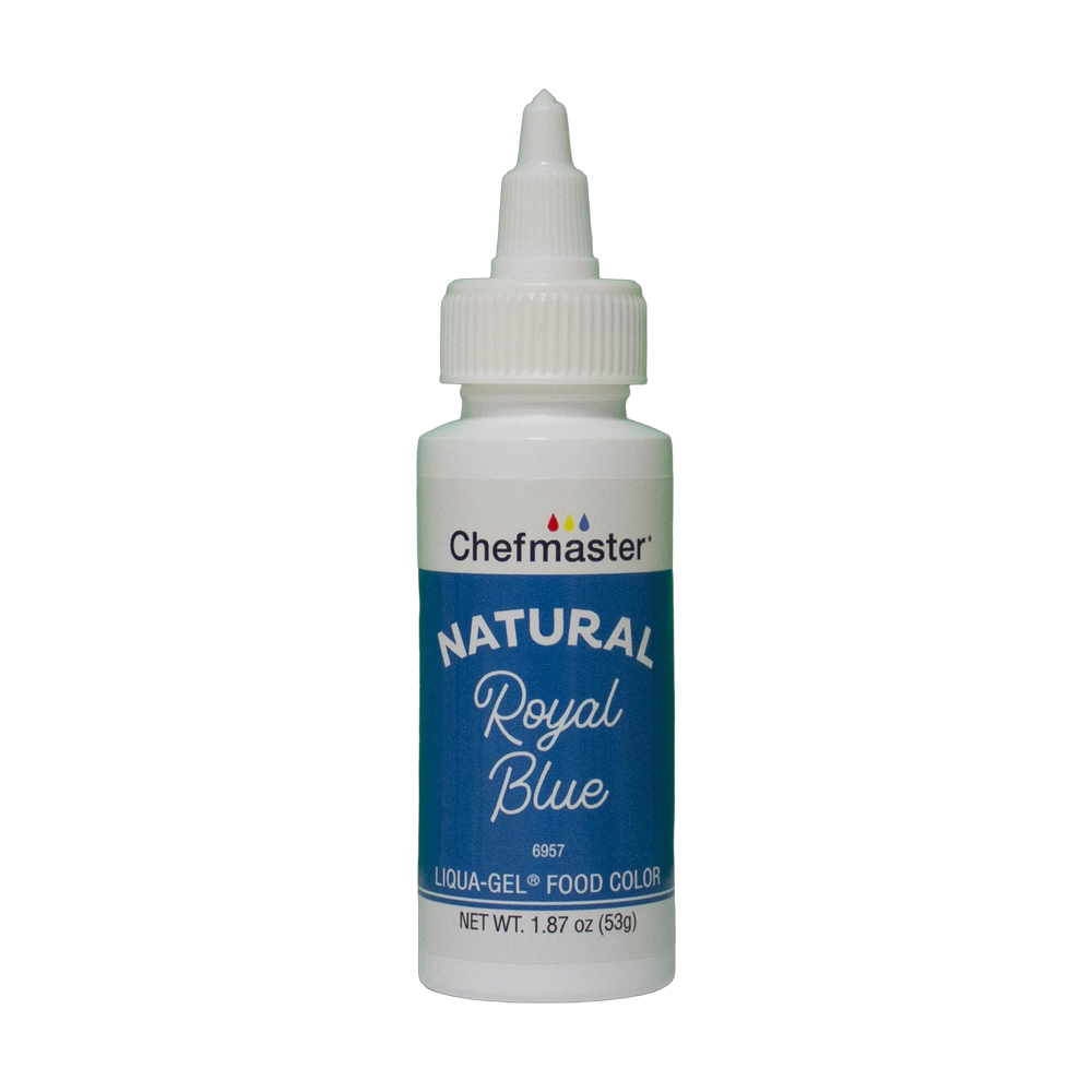 Chefmaster Natural Royal Blue Liqua-Gel Food Color, 1.87 oz.