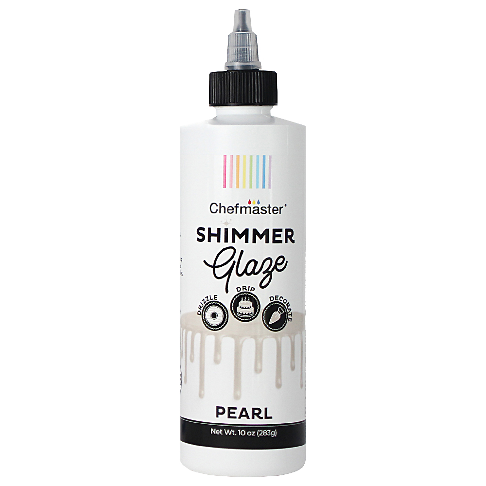 Chefmaster Pearl Shimmer Glaze, 10 oz.