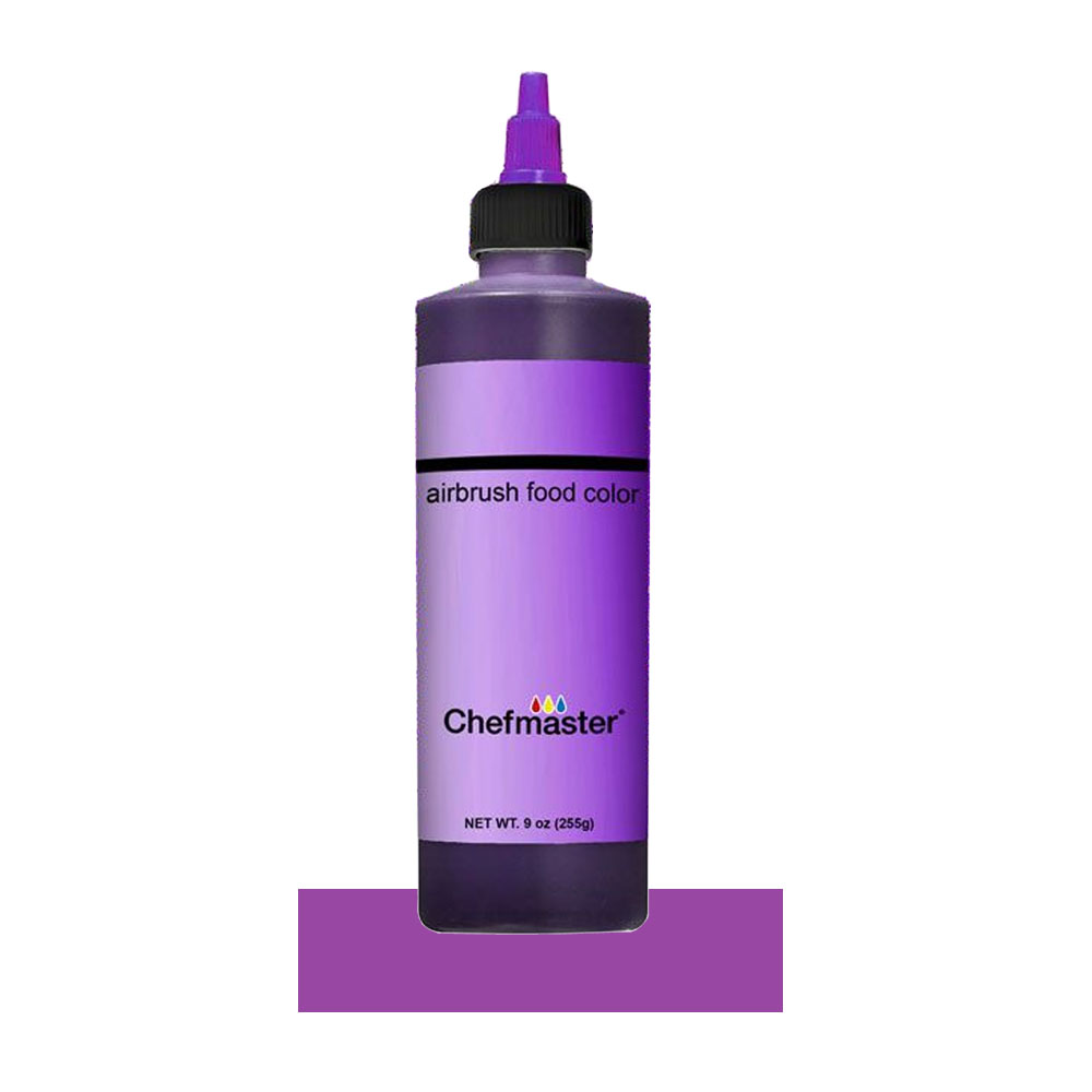 Chefmaster Purple Airbrush Food Color, 9 oz.