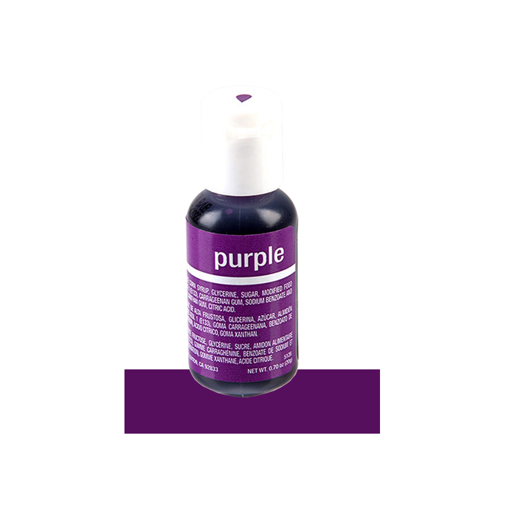 Chefmaster Purple Liqua-Gel Food Color, .70 oz