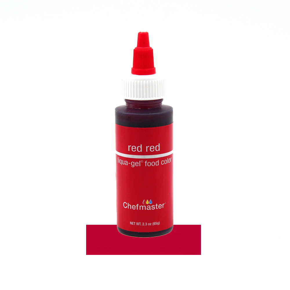 Chefmaster Red Red Liqua-Gel Food Color, 2.3 oz.