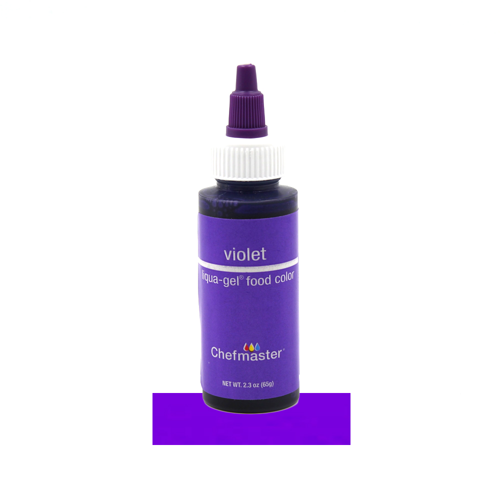 Chefmaster Violet Liqua-Gel Food Color, 2.3 oz.