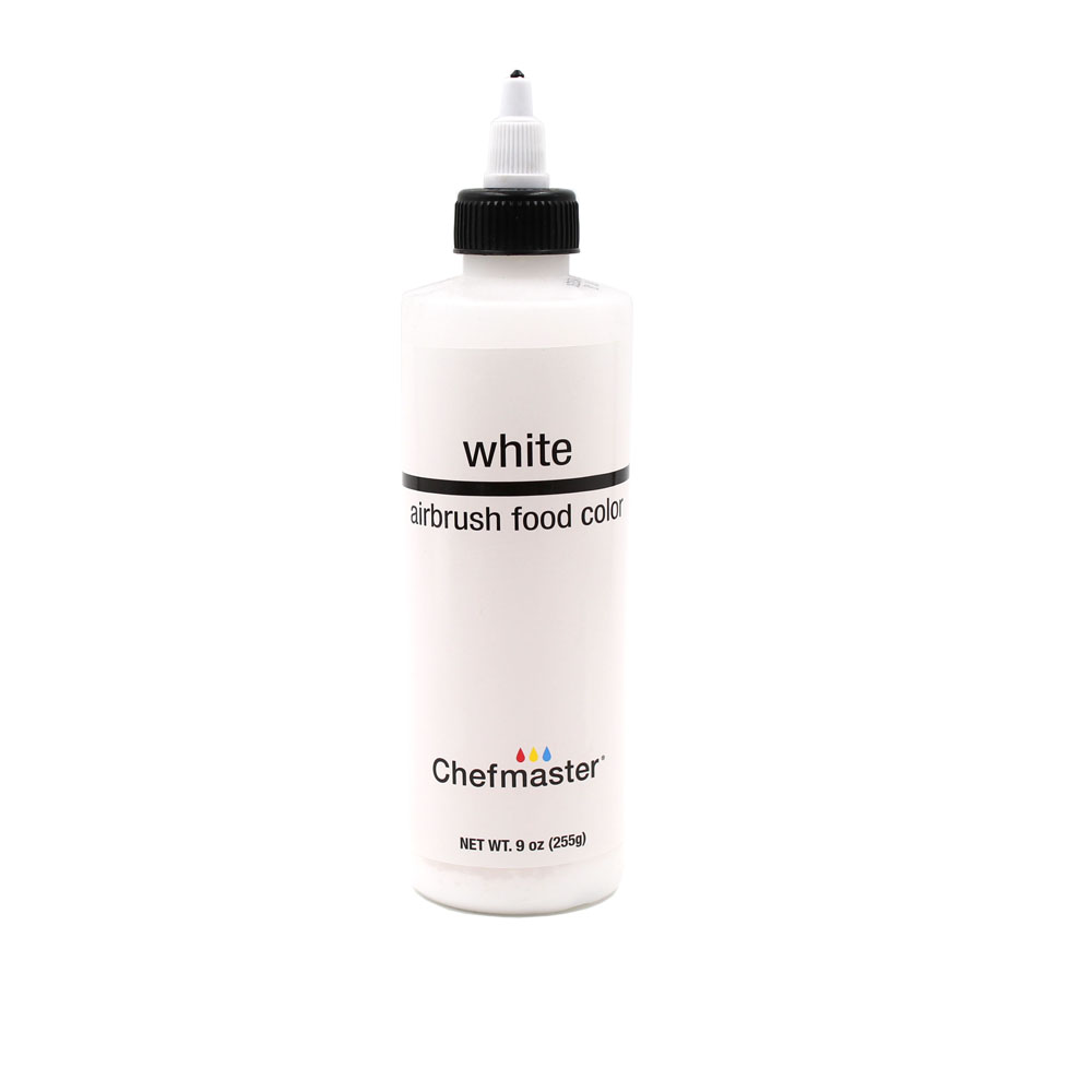 Chefmaster White Airbrush Food Color, 9 oz.