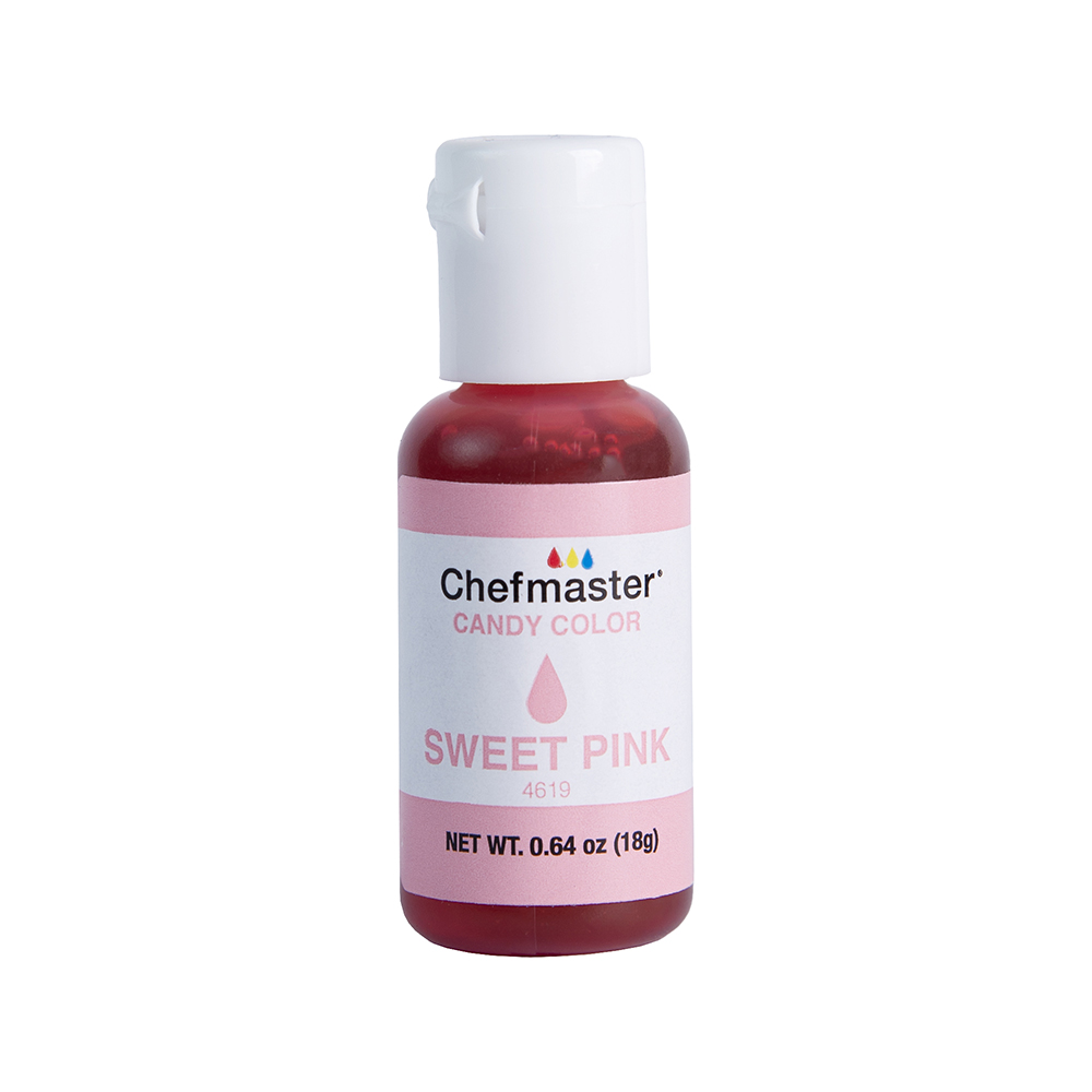 Chefmaster Sweet Pink Oil Candy Color, 0.64 oz.