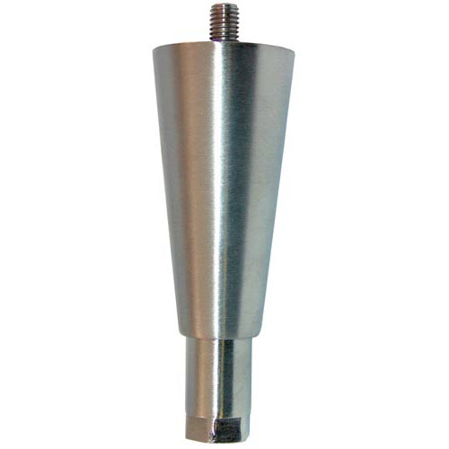 CHG OEM # A62-1006 / AE62-1006 / AE62-4002 / AE62-4002C Nickel Die Cast Zamak 6" Adjustable Equipment Leg, Hex Foot