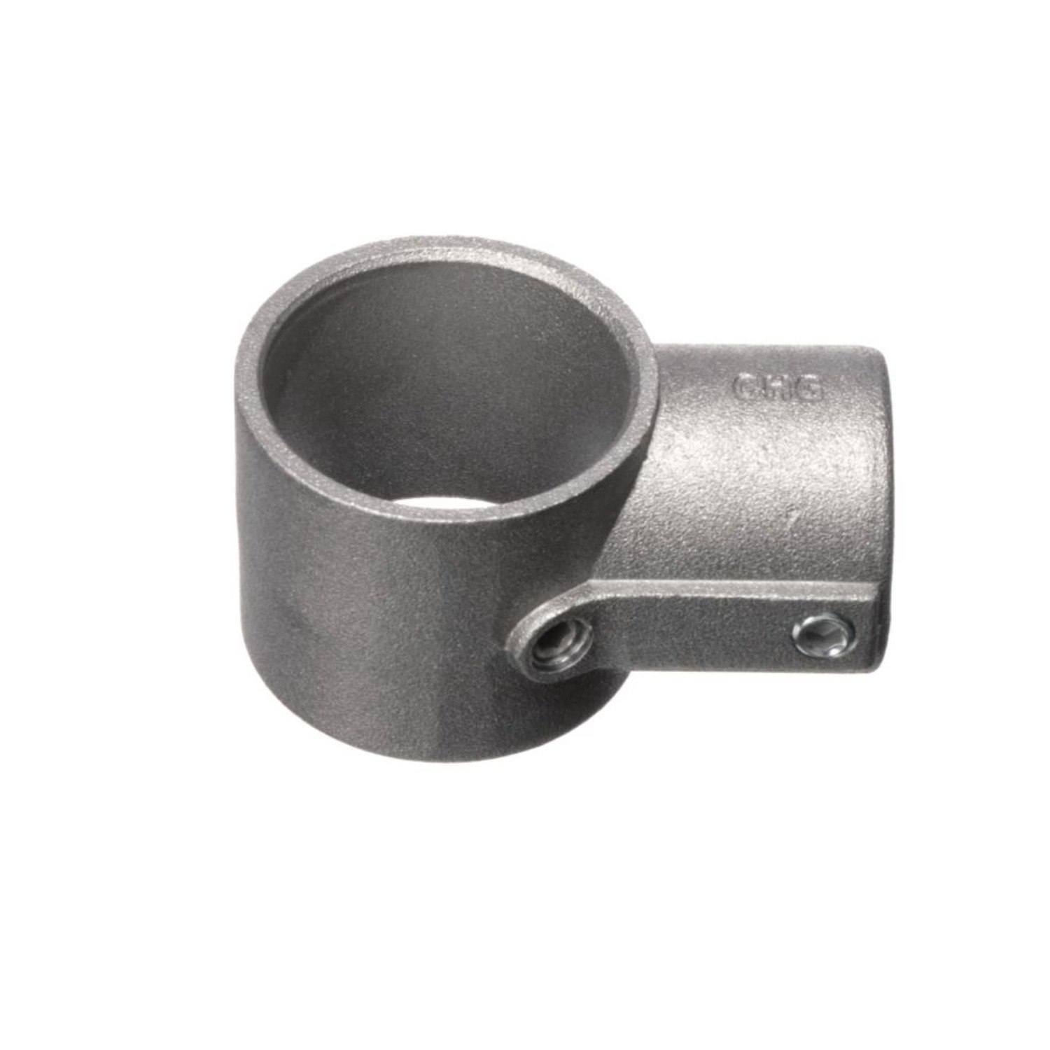 CHG End Cross Brace Fitting For 1-5/8" OD Legs, Brushed Aluminum
