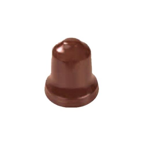 Chocolate Mold: Bell 57mm Side to Side (at Base), 57mm Top to Bottom, 27mm High; 10 Cavities