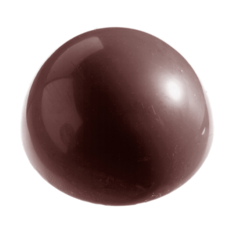 Chocolate World Polycarbonate Chocolate Mold, 50mm Sphere, 12 Cavities