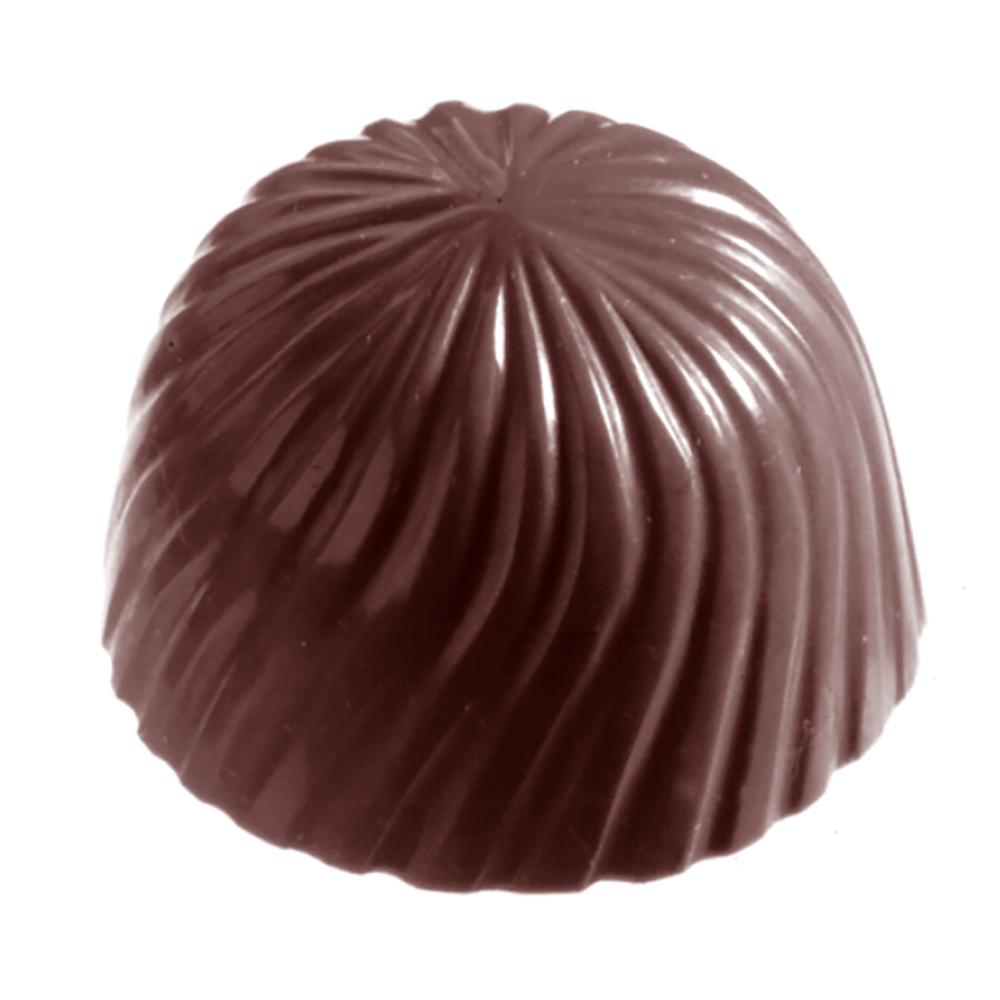 Chocolate World Polycarbonate Chocolate Mold, Cap, 24 Cavities