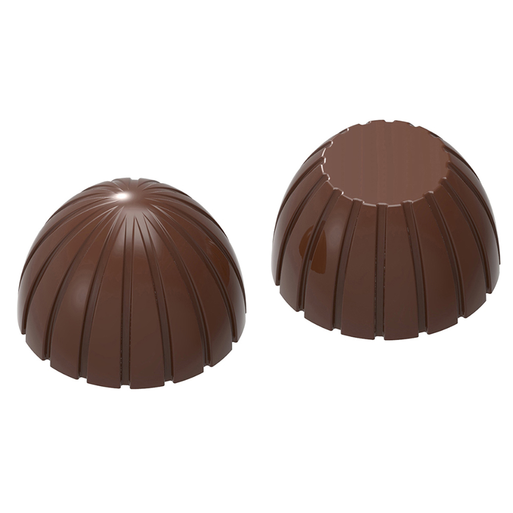 Chocolate World Polycarbonate Chocolate Mold, Coconut, 24 Cavities