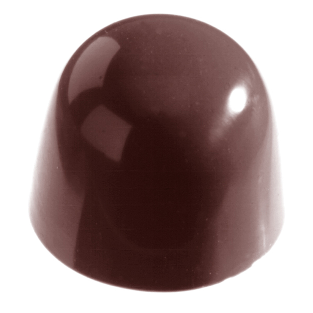 Chocolate World Polycarbonate Chocolate Mold, Dome, 21 Cavities