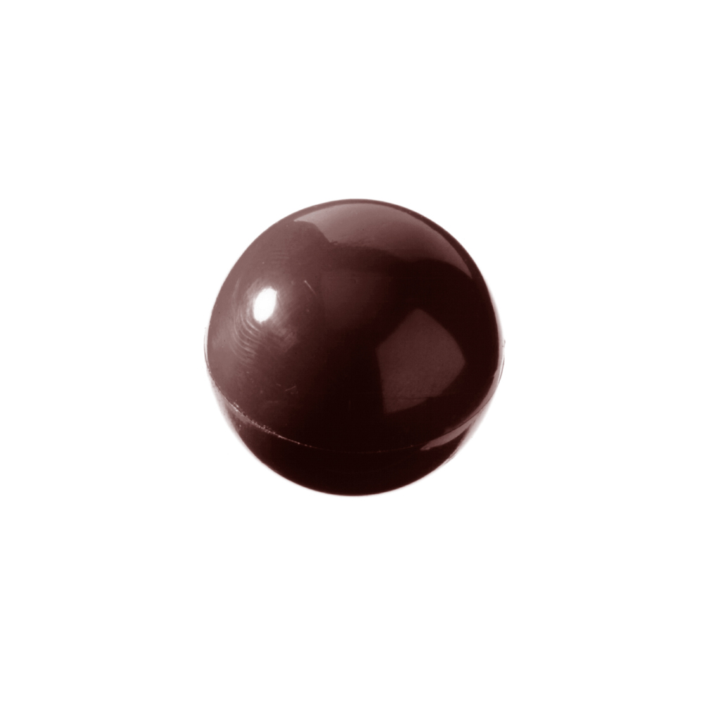 Chocolate World Polycarbonate Chocolate Mold, Half Sphere 20mm, 40 Cavities